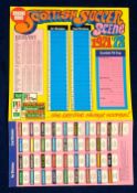 Trade issue, Brooke Bond, Scottish Soccer Scene 1971/72 (League ladders complete with set of uncut