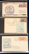 Covers, USA, an album containing a collection of First Postal Delivery Covers (220+) flown by