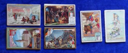Trade cards, Liebig, 6 sets all German Language S303, S328, S482, S487, S490, S667 (gen gd a few
