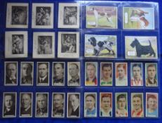 Cigarette cards, Ardath, 6 sets Boucher Series, Champion Dogs, Cricket Tennis Golf celebrities,