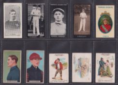 Cigarette cards, 10 scarce Sports cards, Clarke's, Football Series (1), Sporting Terms, (3), Cohen