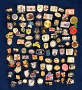 Football badges, Millwall FC, a collection of approx. 100 enamel badges, mostly 1990's onwards