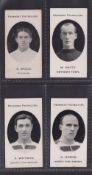 Cigarette cards, Taddy, Prominent Footballers (London Mixture), 4 cards, A. Wood Fulham (fair), A.