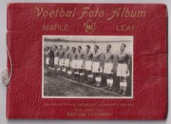 Trade cards, Holland, Maple Leaf, 'Voetbal Foto Album', 1951/52, complete album showing Dutch