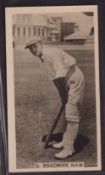 Cigarette cards, Wills, (Australia), Cricket season 1928/29 (42/48 missing Andrews, Beckett,
