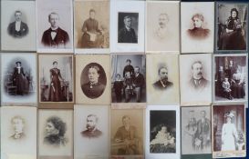 Ephemera, a selection of 100s Victorian greetings cards and 25 cabinet cards. Greetings cards