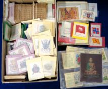 Tobacco silks, a large accumulation of silks (100s), various issuers & series, mostly Wix & Phillips