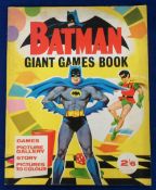 Comic Book, 1966 'Batman Giant Games Book', published by National Periodical Publications Inc.,
