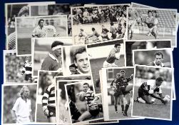 Rugby press photographs, a collection of approx. 100 Rugby Union & League press photos, mostly b/