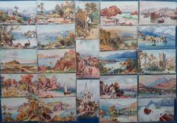 Postcards, Topographical, a selection of approx. 79 topographical cards illustrated by H.B