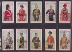 Cigarette cards, Cope, Eminent British Regiments & Officers Uniforms, (set 25 cards) (gd)