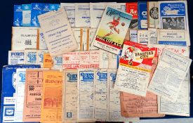 Football programmes, an accumulation of approx. 250 programmes mostly 1940/60's, all substandard/