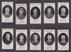 Cigarette cards, Taddy, Prominent Footballers (With Footnote), Crystal Palace, set 15 cards (mixed