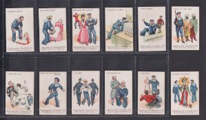 Cigarette cards, Faulkner's, Nautical Terms 2nd Series (Grenadier), (set, 12 cards) (vg)