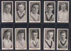 Trade cards, Cricket, DC Thomson, 3 sets, County Cricketers 64 cards, The Worlds Best Cricketers