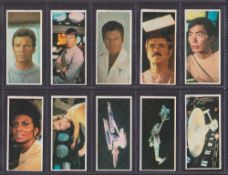 Trade cards, Sci Fi mixture, three part sets, Lyons Maid Star Trek (16/25) (vg), Weetabix Dr Who