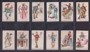 Cigarette cards, Faulkner's, Street Cries (set, 12 cards) (some sl marks, gen gd)