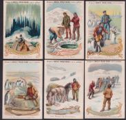 Cigarette & trade cards, Captain Scott related selection, Cacao Poulain Conquest of the South