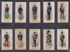 Cigarette cards, Wills, Soldiers & Sailors (Grey backs), 16 cards (fair/gd)