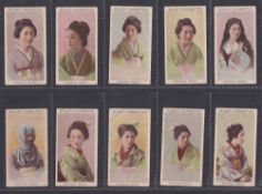 Cigarette cards, Wills, Japanese Series (set, 50 cards) (gd/vg)