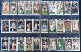 Trade cards, Foster's Lager, Sporting Greats, two sets, standard size & 'P' size beer mats (30 cards