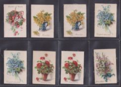 Trade silks, The Happy Home, Our Lucky Flowers, 'M' size, two different printing versions, ref HAP-