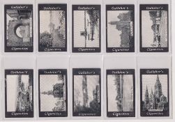 Cigarette cards, Gallaher's Irish View Scenery, 137 cards from group 1C (Matt Fronts, plain backs