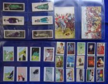 Trade cards, 13 sets including Ruby Famous Film Stars 6 cards, DC Thomson P sized Battles for the