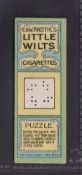 Cigarette card, Anstie, Puzzle Series, type card 'Divide this square….' (gd) (1)