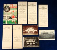 Football, Fulham FC, selection, Directors Annual Reports & Balance Sheets for 1908, 1909, 1910, 1911