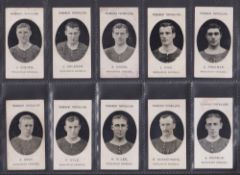 Cigarette cards, Taddy, Prominent Footballers (No Footnote), 23 cards all Woolwich Arsenal. A set of