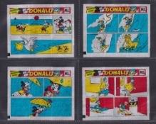 Trade issues, Wax wrappers, Maple Leaf, Donald (Walt Disney Cartoons), 60 wrappers, all appear