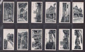 Cigarette cards, W Williams, Views of Chester 1st Series, (set 12 cards) (gd/vg)