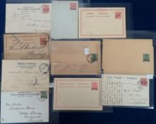 Postal History, a selection of 10 covers, postal stationery and postcards of German Post Offices