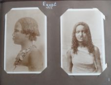 Postcards, an album of approx. 97 cards from the Middle East and North Africa, with RPs of Egypt,