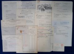 Ephemera, F.J. Parsons Ltd. printer and publisher of the Folkstone Herald, a large qty. of invoices,