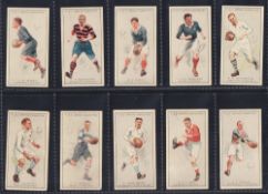 Cigarette cards, Smith's, Prominent Rugby Players (set, 25 cards) (gd)