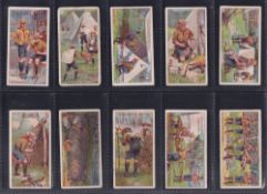 Cigarette cards, Churchman, Boy Scouts 3rd Series (Blue back), (set 50 cards) (1 poor (no 8), 10