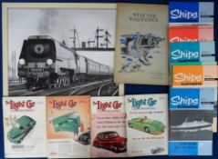 Transportation, a selection of vintage items to include 1930s Stewart & Ardern 'Week-End Wanderings'