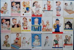 Postcards, Attwell, a collection of approx. 54 cards illustrated by Mabel Lucie Attwell, themes inc.