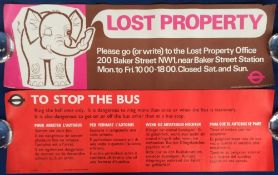 Transportation, Posters, London Transport, 6 1960s posters to comprise Fare Increases (approx.