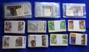 Trade cards, Liebig, 50 sets S1544 - S1701 mainly 6 cards per set. Mostly different titles, a couple