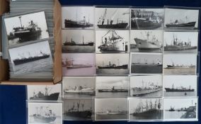 Transportation, Shipping Photographs, approx. 500 b/w and colour postcard sized images of assorted
