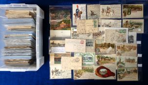 Postal History, German, a selection of approx. 500 cards with interesting postal history to