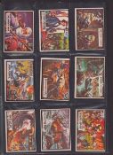 Trade cards, A&BC Gum, Civil War News, set 88 cards including unmarked checklist (off centre