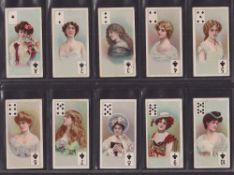 Cigarette cards, BAT Beauties (playing card inset, Tobacco Leaf back), (set 52 cards) (gd)