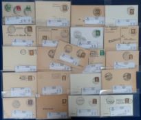 Postal History, a selection of 21 covers (all philatelic material) from the Weimar Republic, all