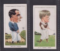 Cigarette cards, Churchman Men of the Moment in Sport (standard size), (set 50 cards) including