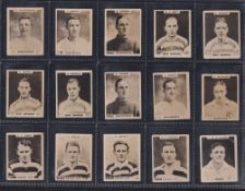 Cigarette cards, Phillips, Pinnace Footballers, 'K' size, numbered 941 and higher, 225 cards (some