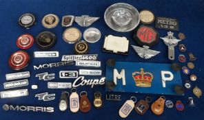 Transportation, Motoring, a large collection of motor related items to include CSMA car badge,